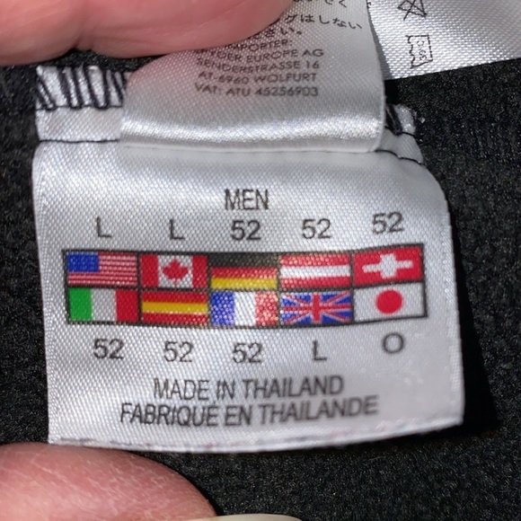 SPYDER charger pullover jacket 1/2 zip thermal long sleeve black red NEW size L - Picture 10 of 16